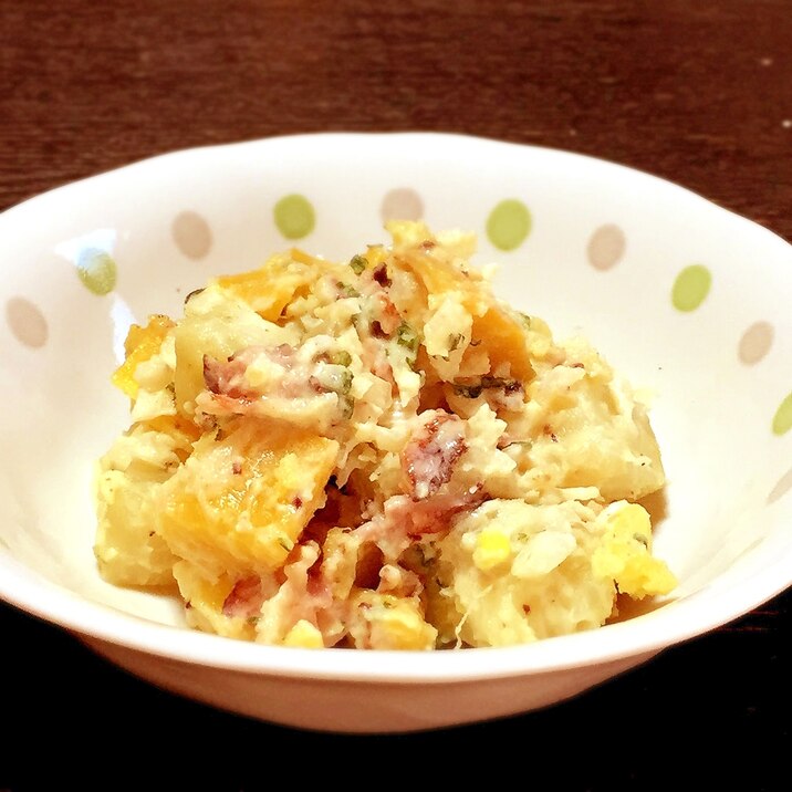 甘み優しいサツマイモのポテサラ
